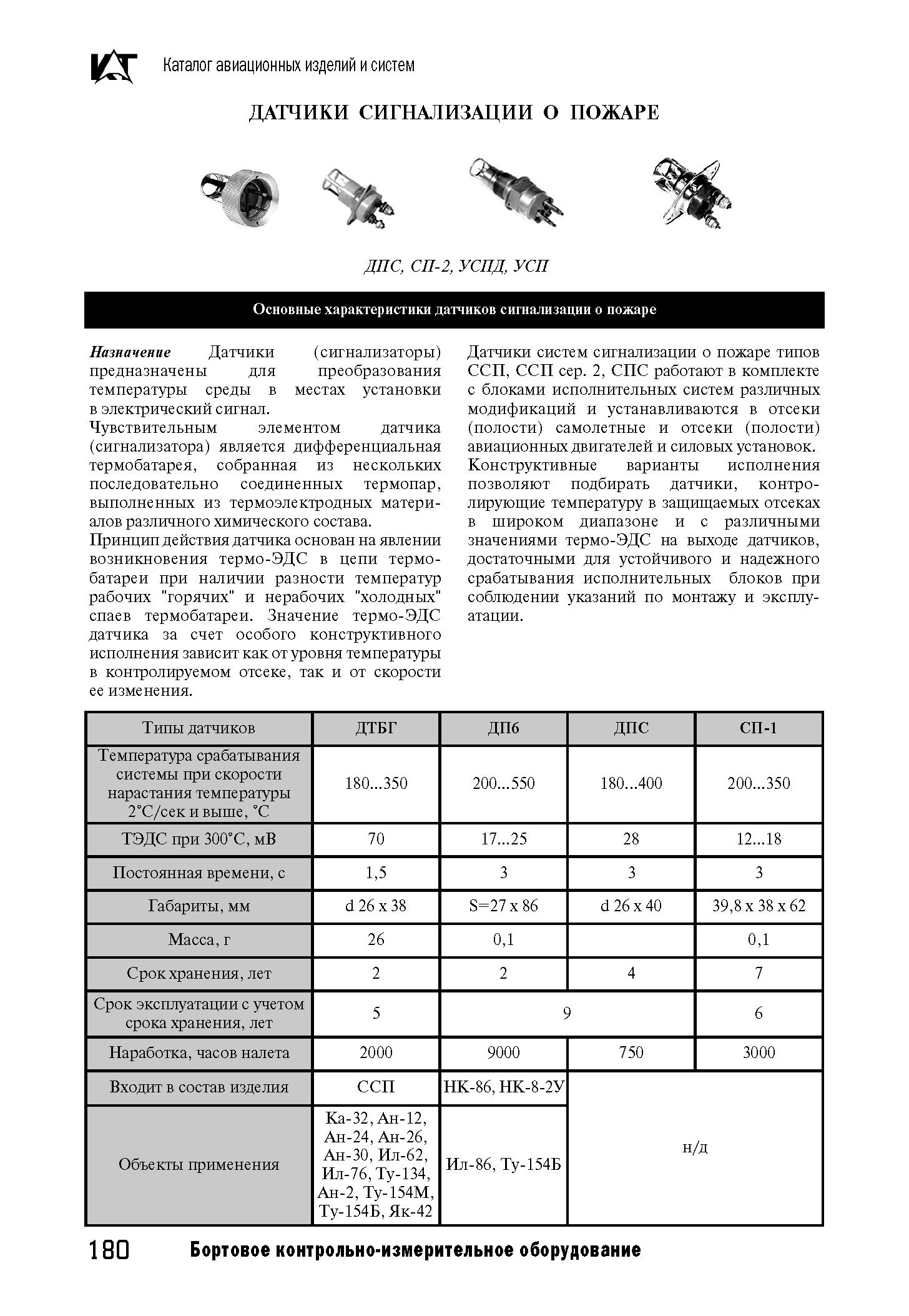 Вертолетные запчасти : датчик сигнализации о пожаре ДТБГ